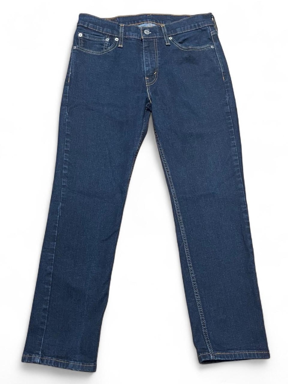 Levi's Men's Deep Blue Straight Jeans